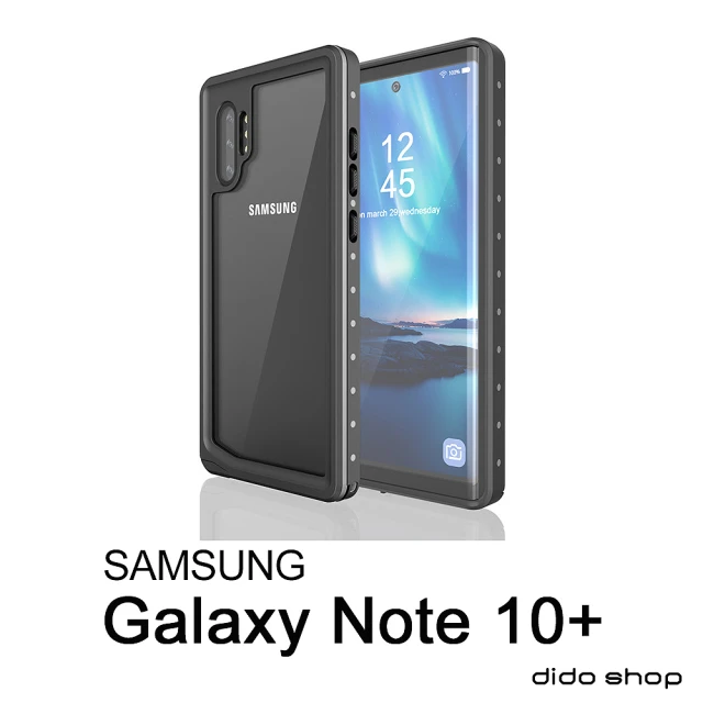 【Didoshop】三星 NOTE 10+ 6.8吋 手機防水殼 全防水手機殼(WP072)