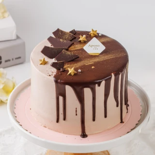 極光醇黑巧克力蛋糕6吋(蘋果日報蛋糕評比亞軍)