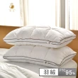 【寶松ROYALCOVER】95/5頂級立體羽絨枕(48x75cm/2入)