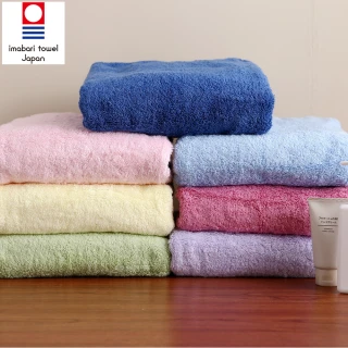 【藤高今治】日本銷售第一100%純棉今治認證素色浴巾/毛巾禮盒組(浴巾x1+毛巾x1)