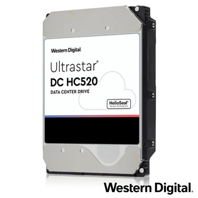 WD 威騰】Ultrastar DC HC520 12TB 3.5吋企業級內接硬碟