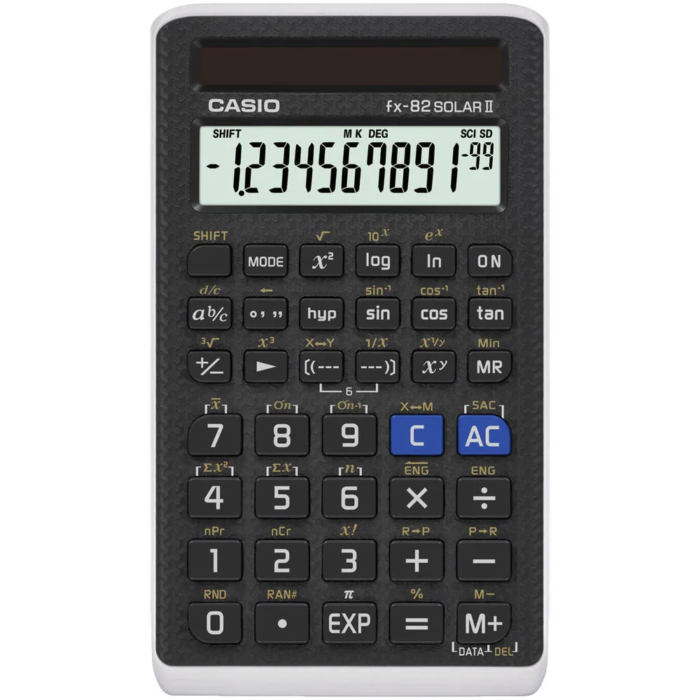 【CASIO 卡西歐】CASIO 國家考試型工程計算機(FX-82SOLARII)