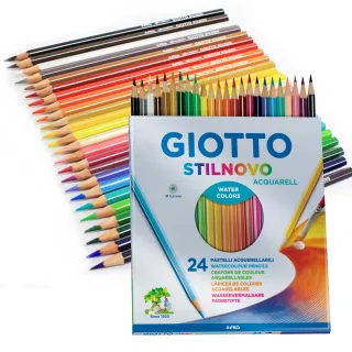 義大利GIOTTO】STILNOVO-水溶性色鉛筆(24色鐵盒) - momo購物網- 好評