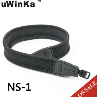 黑色窄版單眼相機減壓背帶 NS-1(減壓相機背帶 單眼相機揹帶)