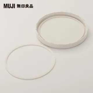【MUJI 無印良品】聚丙烯旋帽圓型便當盒/460ml(白色)