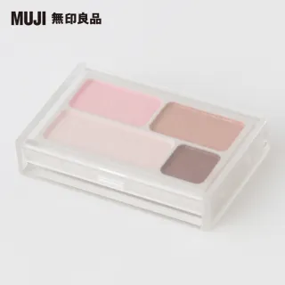 【MUJI 無印良品】4色眼彩/粉棕/2.2g
