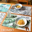 【TROMSO】花樣薄餐墊六餐桌墊組(餐墊桌墊隔熱墊)