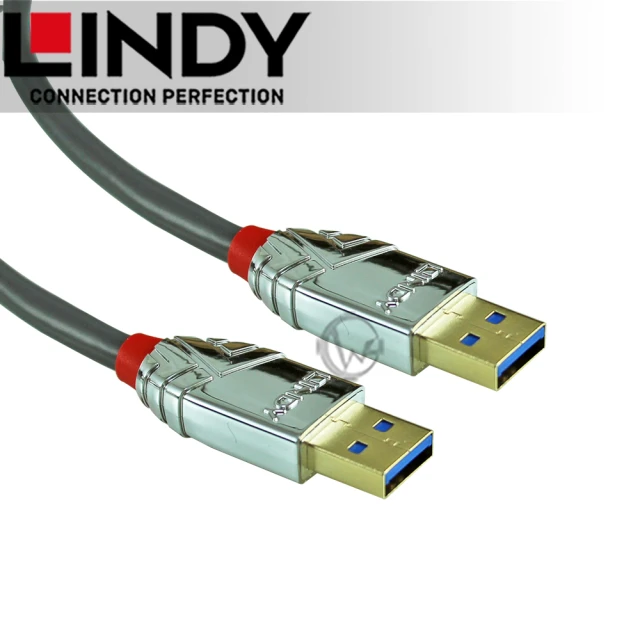 LINDY 林帝 CROMO USB3.0 Type-A 公 to 公 傳輸線 0.5m 36625