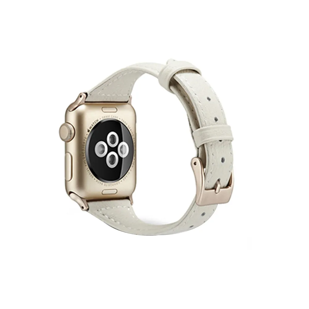 【吉米3C】Apple Watch Ultra/S8  49mm/45mm/44mm/42mm T字皮錶帶(贈透明錶殼)
