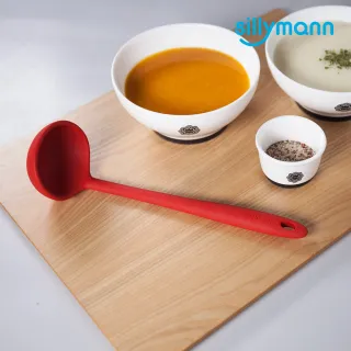 【韓國sillymann】100%鉑金矽膠精品一體成型湯勺(鉑金矽膠可進洗碗機高溫清潔可沸水消毒)