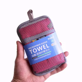 【Santo】山拓 超細纖維速乾毛巾 戶外旅遊運動健身毛巾