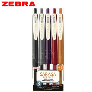 SARASA CLIP 0.5典雅風鋼珠筆-第二代(五色組)