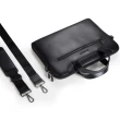 【Jokitech】13吋 13.3吋 Macbook筆電包 通用手提電腦包 筆電保護包 皮革包 黑色(事務包 公事包)