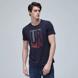 【Lee】雙色UR印刷 男短袖T恤(URBAN RIDERS 系列)