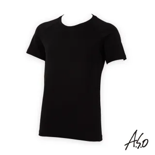 【A.S.O 阿瘦集團】負離子系列-男士排汗短袖上衣(黑色)