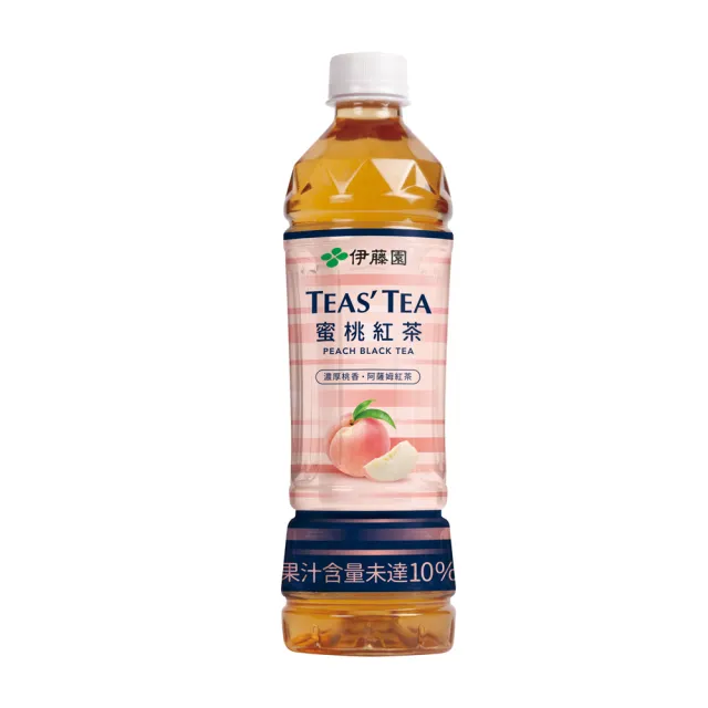 即期品【伊藤園】TEAS TEA 蜜桃紅茶535mlx24入/箱