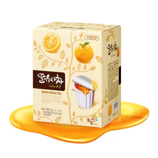 【韓味不二-即期品】韓國 蜂蜜茶球30gx15入/盒(柚子/紅棗/薑母/檸檬/葡萄柚)