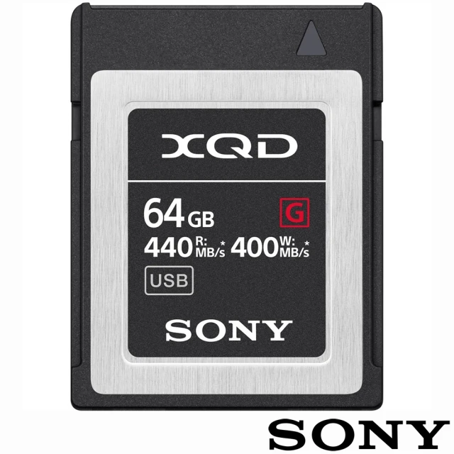 SONY 索尼 QD-G64F 64G/GB 440MB/S XQD G系列 高速記憶卡(公司貨 支援4K 錄影)