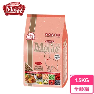 【Mobby 莫比】無穀成貓配方 鵪鶉鴨肉 1.5kg(無穀貓飼料)
