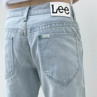 【Lee】刷白仿舊 男牛仔短褲-淺藍洗水