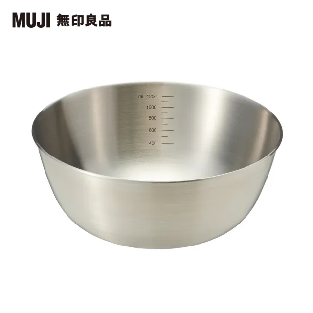 【MUJI 無印良品】不鏽鋼碗/M/19cm