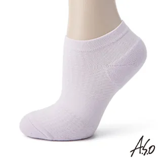 【A.S.O 阿瘦集團】環保抑菌系列踝上襪－2入組(淺紫)