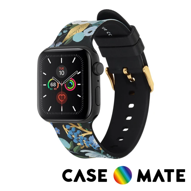 CASE-MATE x Rifle Paper Co. 限量聯名款 Apple Watch 38-40mm 錶帶(花園派對 - 藍)