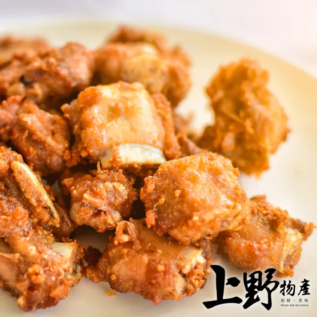 【上野物產 年菜】台灣豬 無骨香酥排骨酥x7包(300g±10%/包)