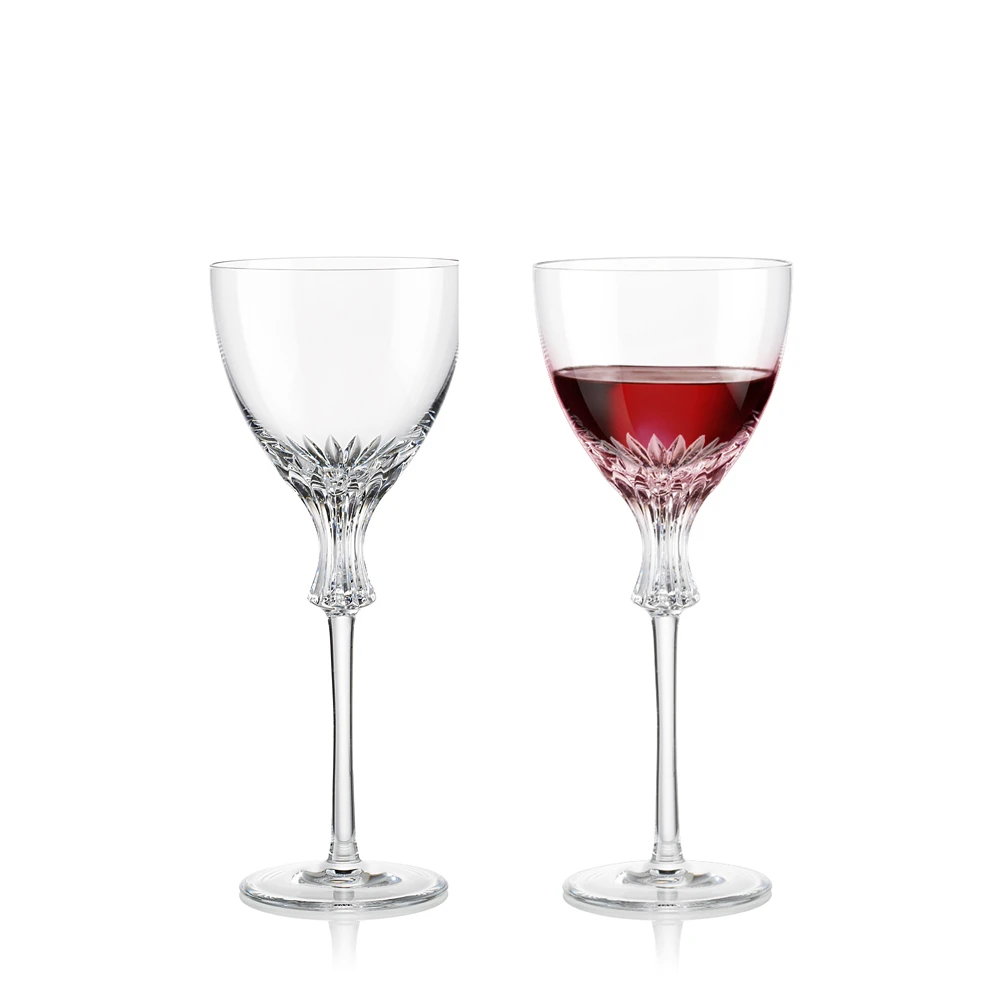歐米茄-紅酒杯210ml-2入造型水晶杯(頂級水晶/禮服水晶杯/紅酒水晶杯/雞尾酒/甜酒)