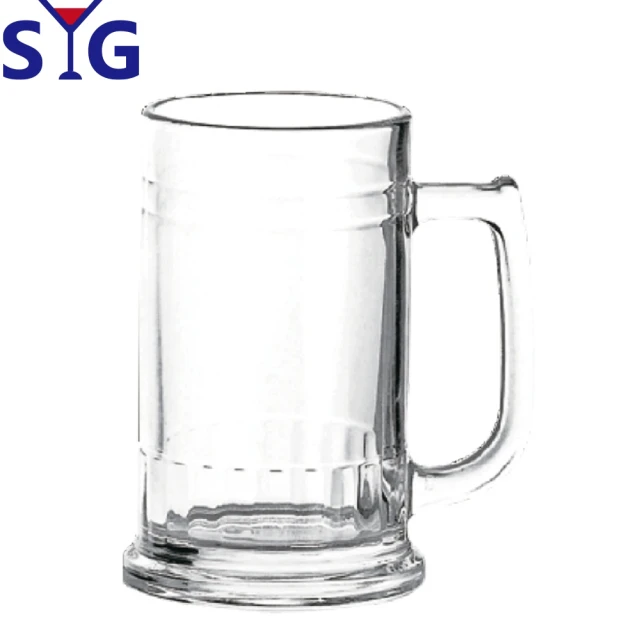 【SYG 台玻】美式玻璃有柄啤酒杯(535cc)
