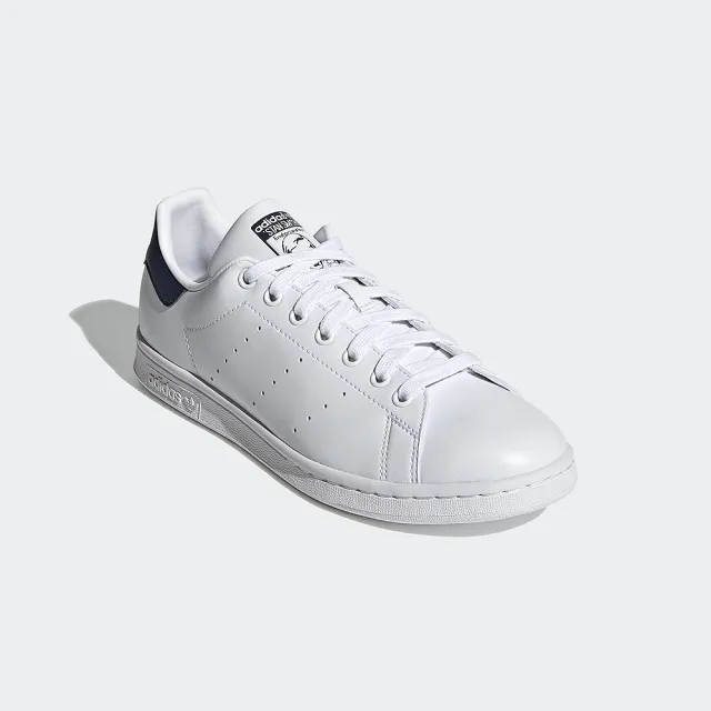 adidas 愛迪達】休閒鞋男鞋女鞋運動鞋皮革三葉草STAN SMITH 白黑FX5501