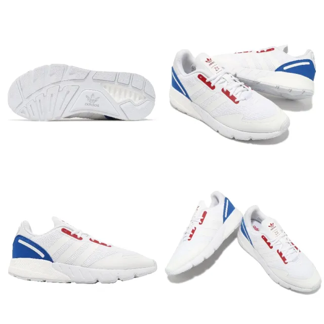 【adidas 愛迪達】休閒鞋 ZX 1K Boost 運動 男鞋 愛迪達 輕量 透氣 舒適 避震 穿搭 白 藍(GW2501)