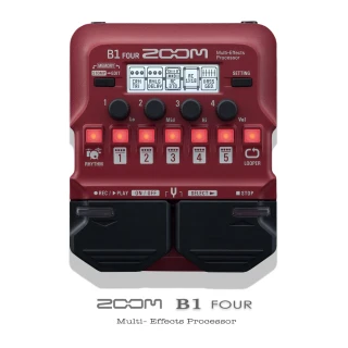 【ZOOM】B1-Four貝斯綜合效果器原廠公司保固貨(ZOOM-B1-four)