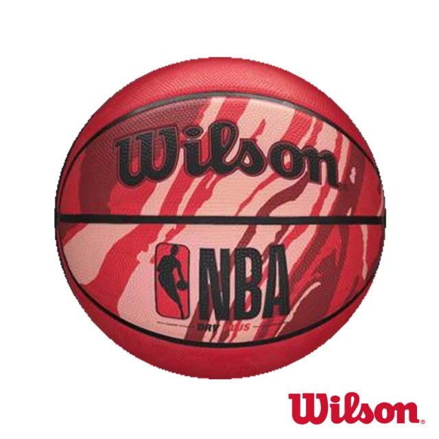 【WILSON】NBA DRV系列 PLUS 火紋紅 橡膠 籃球(7號)