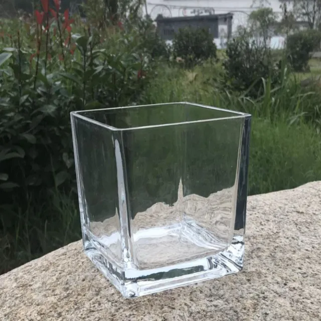 Jen 方形魚缸多用途透明玻璃花瓶花器15 15cm Momo購物網