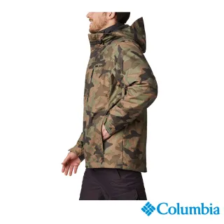 【Columbia 哥倫比亞】男款- Omni-TECH防水保暖兩件式外套-迷彩(UWE11550NC / 機能.防水.發熱)