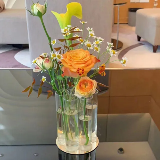Jen 簡約小清新透明玻璃試管花瓶花器桌面擺飾居家裝飾高12cm 平韻節拍 Momo購物網 雙11優惠推薦 22年11月