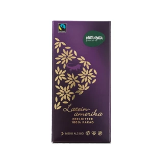 【馥聚公平貿易】Naturata 拉丁美洲100%頂級黑巧克力(80g片)