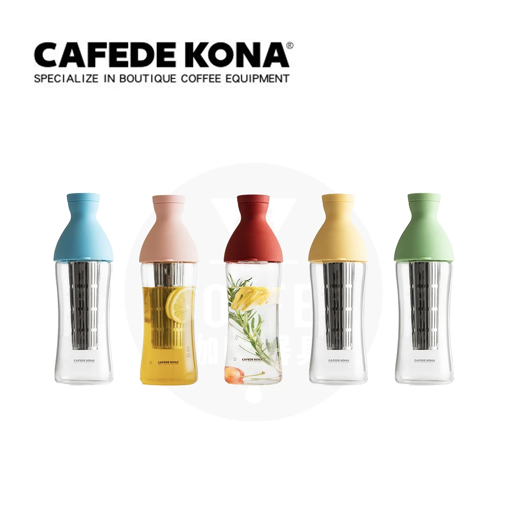 【CAFEDE KONA】C1冷泡壺 咖啡冷萃 750ml(紅色粉色綠色藍色黃色)