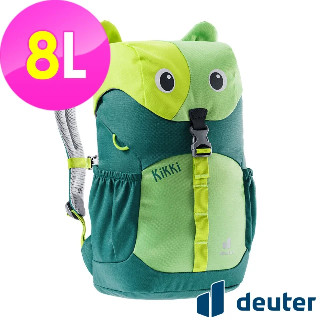 deuter 可愛造型貓咪kikki兒童背包8L(3610421綠/深綠/休閒書包/戶外旅遊包/動物背包)