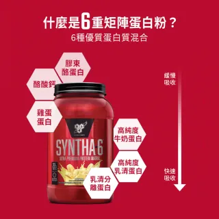 【BSN 畢斯恩】Syntha-6 頂級綜合乳清蛋白 2.59磅(生日蛋糕)