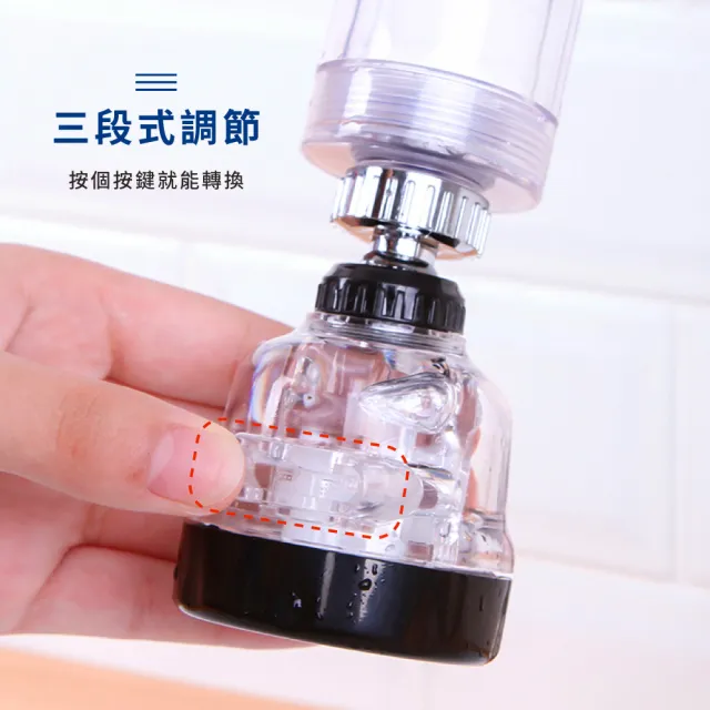 水槽零件 三檔花灑節水過濾器 水龍頭起泡器增壓水龍頭節水器水龍頭轉接頭萬向旋轉水龍頭 Momo購物網