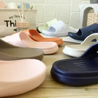 【iSlippers】沐光系列-一體成型厚底輕巧拖鞋(8雙任選)