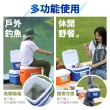 【Jo Go Wu】便攜保冷冰桶-13L(攜帶式保冷箱 保冰箱 保溫箱 保鮮箱 冰桶 釣魚箱)