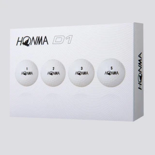 【HONMA 本間高爾夫】GOLF BALL NEW D1 兩層球 高爾夫球 BT1801(合規高反發內核心 強勁打擊 完美飛行)