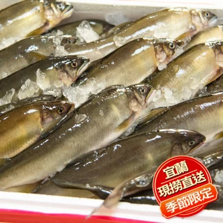 【鮮綠生活】宜蘭現撈直送季節限定香魚 21-23尾/件(3公斤/件)