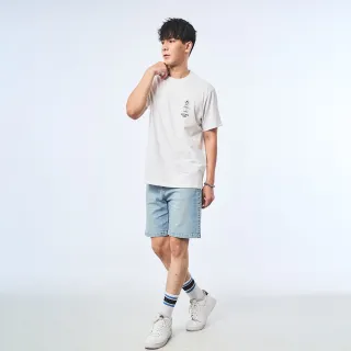 【Lee】BUDDYLEE 小Logo 男短袖T恤-古董白