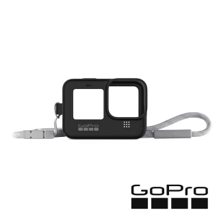 【GoPro】HERO9/10 Black 專用矽膠護套+繫繩(ADSST 多色綜合賣場)