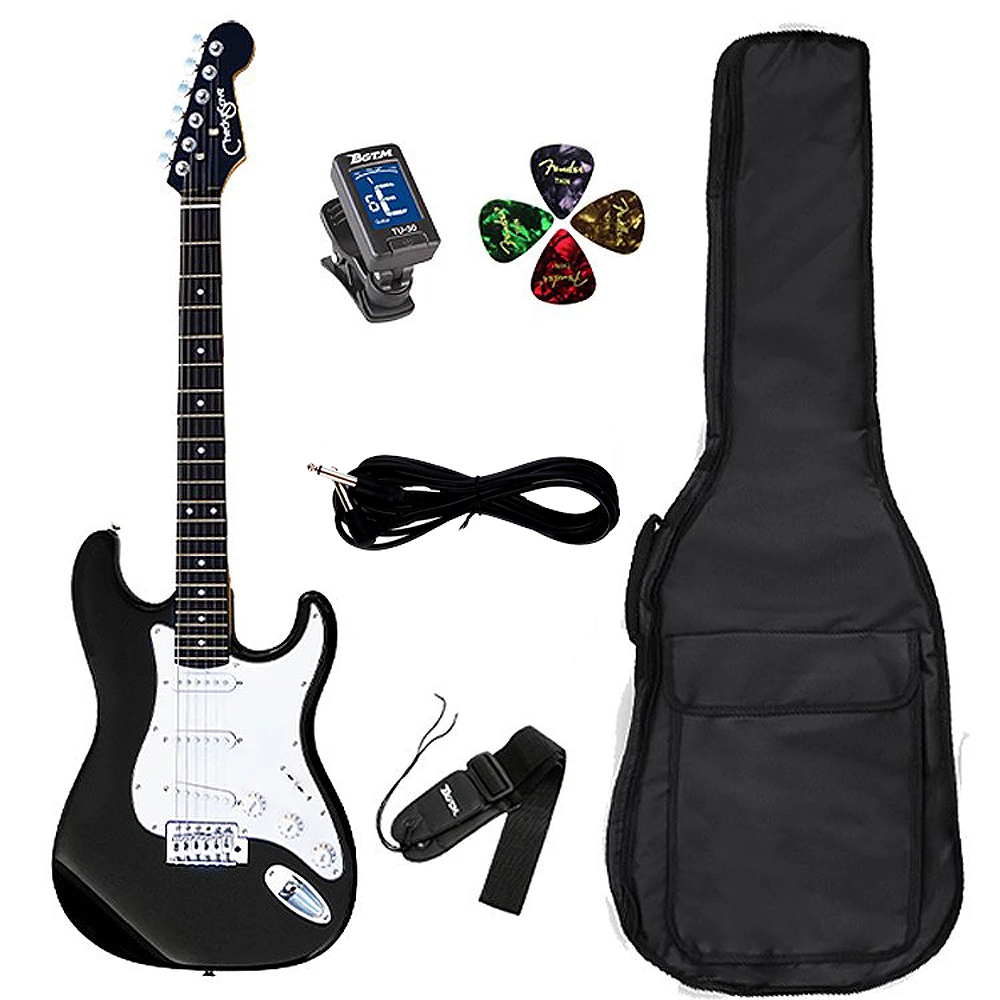 【JYC Music】最新款入門嚴選ST-1電吉他-鏡面黑加贈5好禮市價超過16XX(ST-1電吉他 鏡面黑)