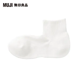 【MUJI 無印良品】男棉混足底圈絨直角短襪(共5色)